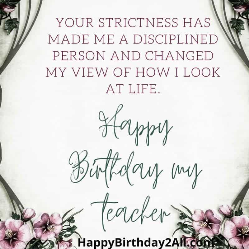 Birthday Wishes for Teacher, Professor, Faculty, Guru, Trainer - Happy ...