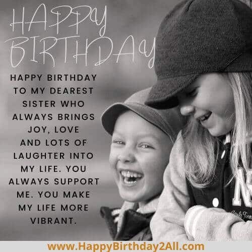 Happy Birthday Wishes For Sister Sis Quotes Greetings