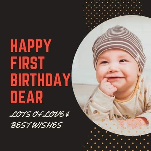 First Birthday Wishes Happy 1st Birthday Quotes Messages