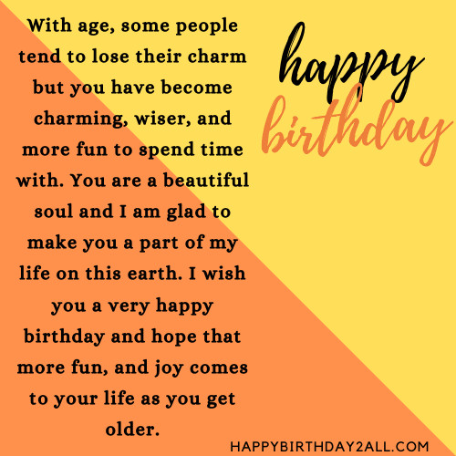 old age birthday wishes